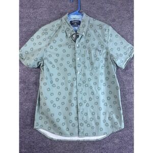 Chubbies Men's Short Sleeve Button Down Shirt, Mystic Friday, Size Medium